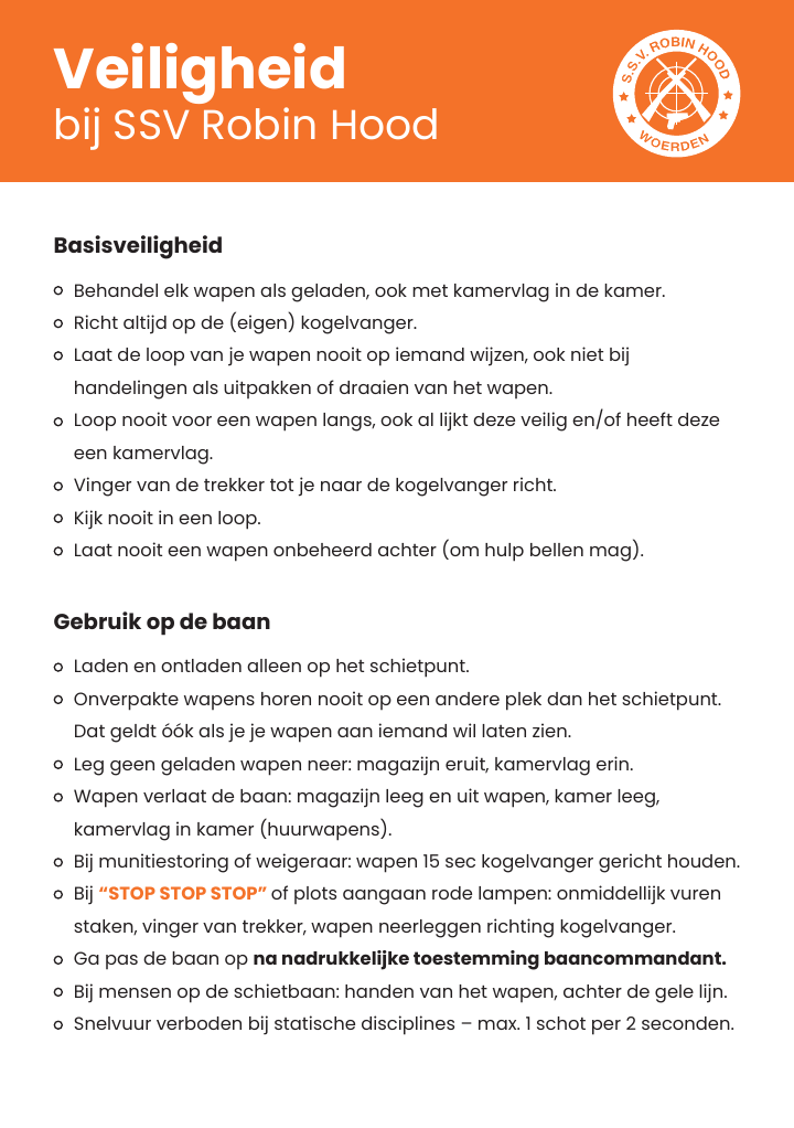 Thumbnail van Veiligheid bij SSV Robin Hood